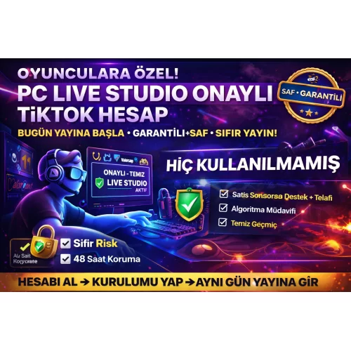 Sadece PC Live studio açık TR HESAP